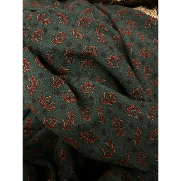 Vintage Compagnie Internationale Express Printed Y2K 1990s Midi Dress Large - Picture 5 of 6